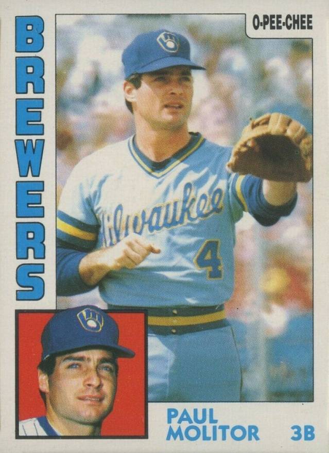 1984 O-Pee-Chee Paul Molitor #60 Baseball Card