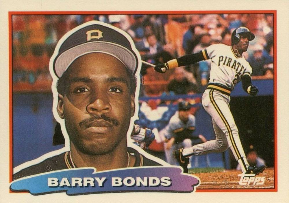 1988 Topps Big Baseball Barry Bonds #89 Baseball Card