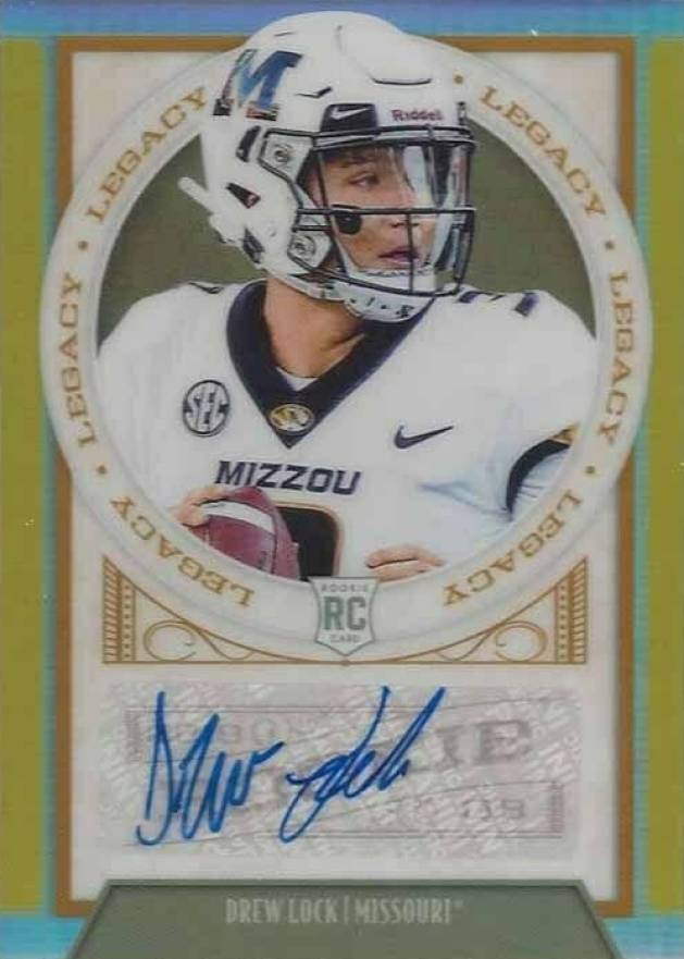 2019 Panini Legacy Drew Lock #163 Football Card