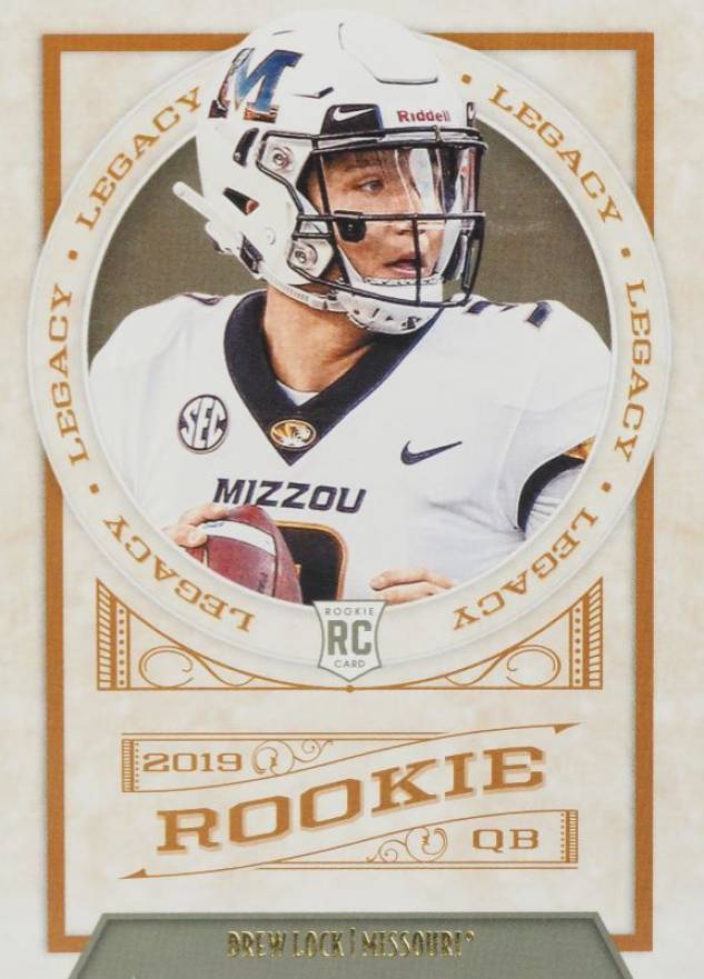 2019 Panini Legacy Drew Lock #163 Football Card