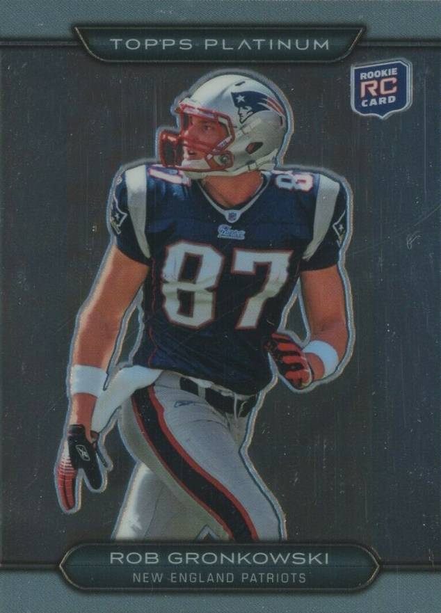 2010 Topps Platinum Rob Gronkowski #122 Football Card