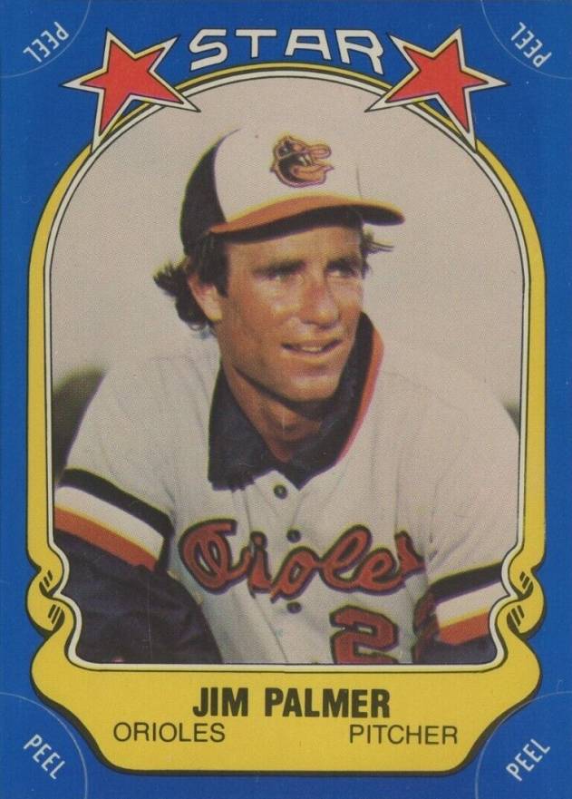 1981 Fleer Star Stickers Jim Palmer #124 Baseball Card