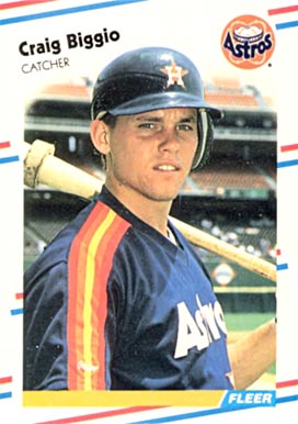 1988 Fleer Update Craig Biggio #U-89 Baseball Card