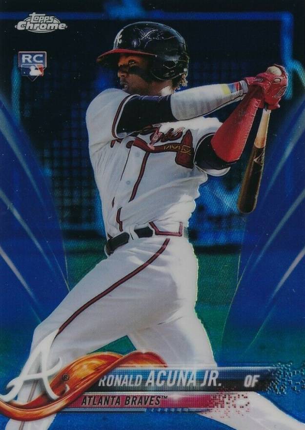 2018 Topps Chrome Ronald Acuna Jr. #193 Baseball Card