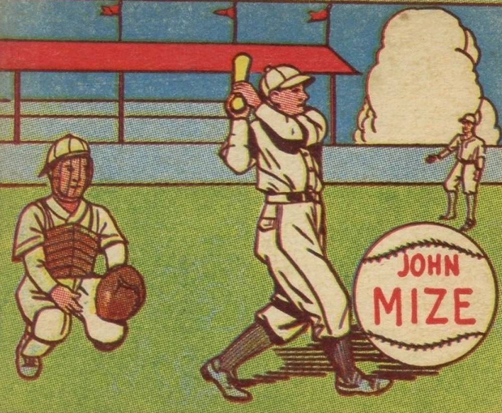 1943 M.P. & Co. John Mize # Baseball Card