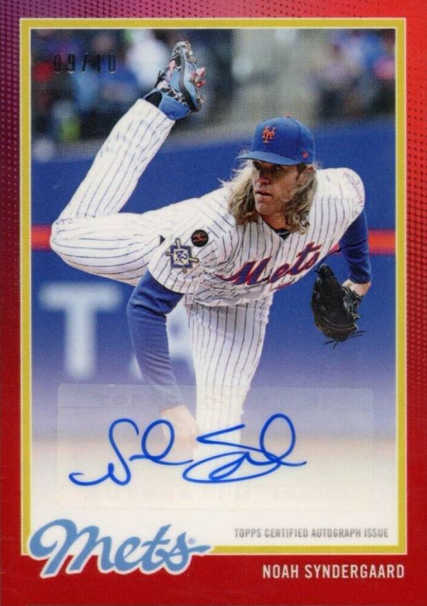 2018 Topps on Demand Inspired by 1978 Noah Syndergaard #20C-A Baseball Card