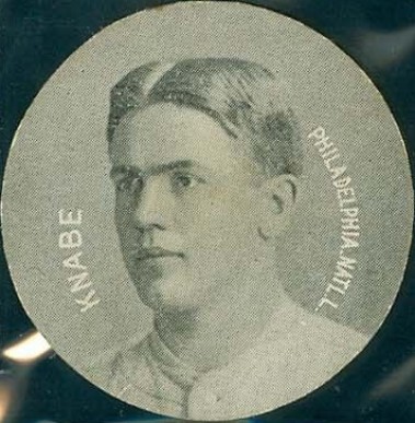 1909 Colgan's Chips Stars of the Diamond Otto Knabe # Baseball Card