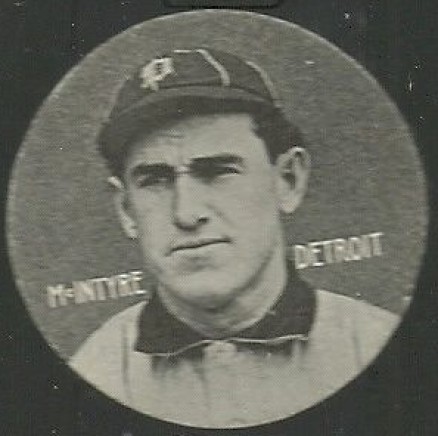 1909 Colgan's Chips Stars of the Diamond Matty McIntyre # Baseball Card