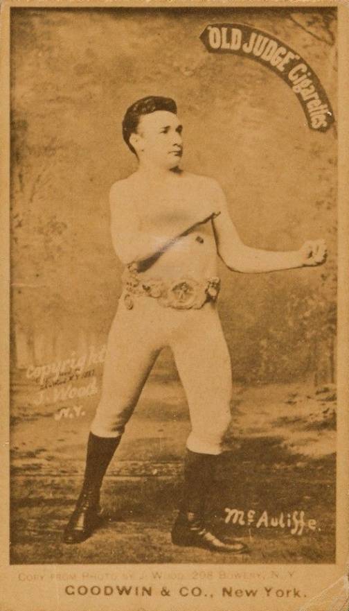 1887 Old Judge Prizefighter Jack McAuliffe # Other Sports Card