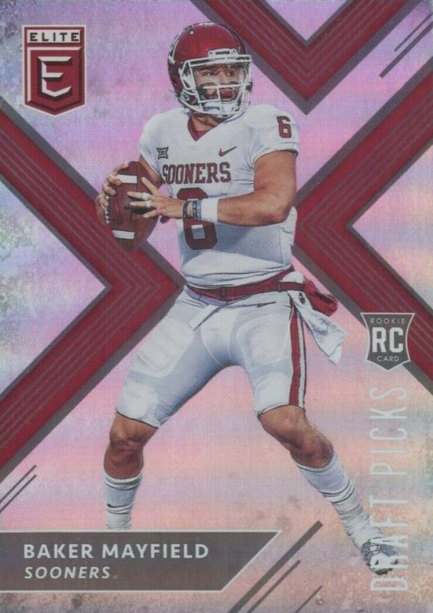 2018 Panini Elite Draft Picks Collegiate Baker Mayfield #139 Football Card