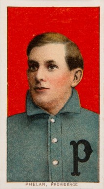 1909 White Borders Piedmont & Sweet Caporal Phelan, Providence #391 Baseball Card