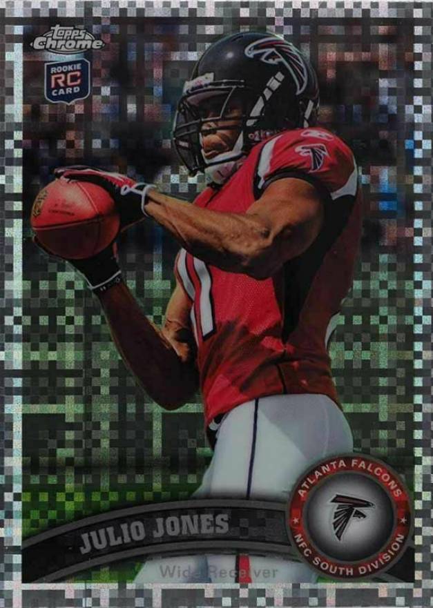 2011 Topps Chrome Julio Jones #131 Football Card