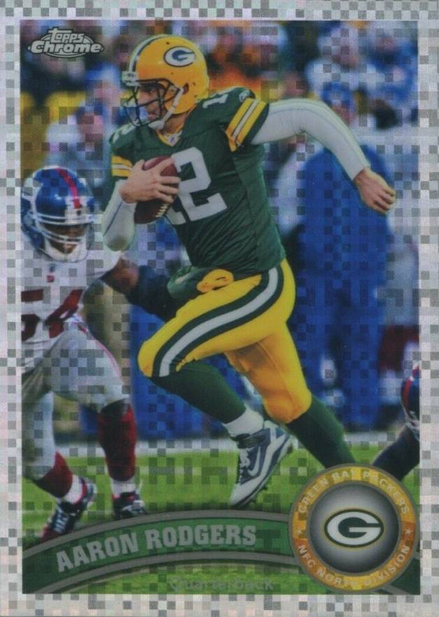 2011 Topps Chrome Aaron Rodgers #100 Football Card