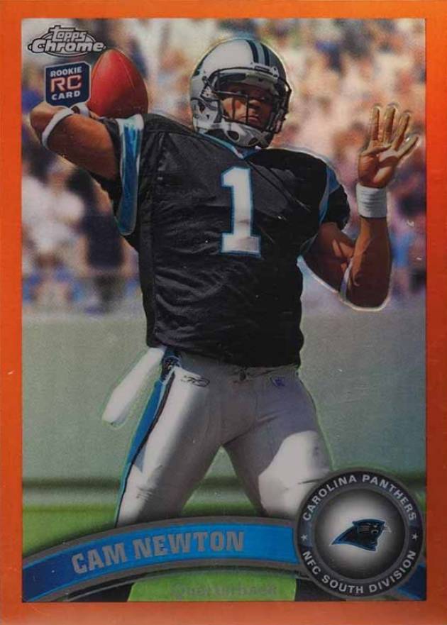 2011 Topps Chrome Cam Newton #1 Football Card