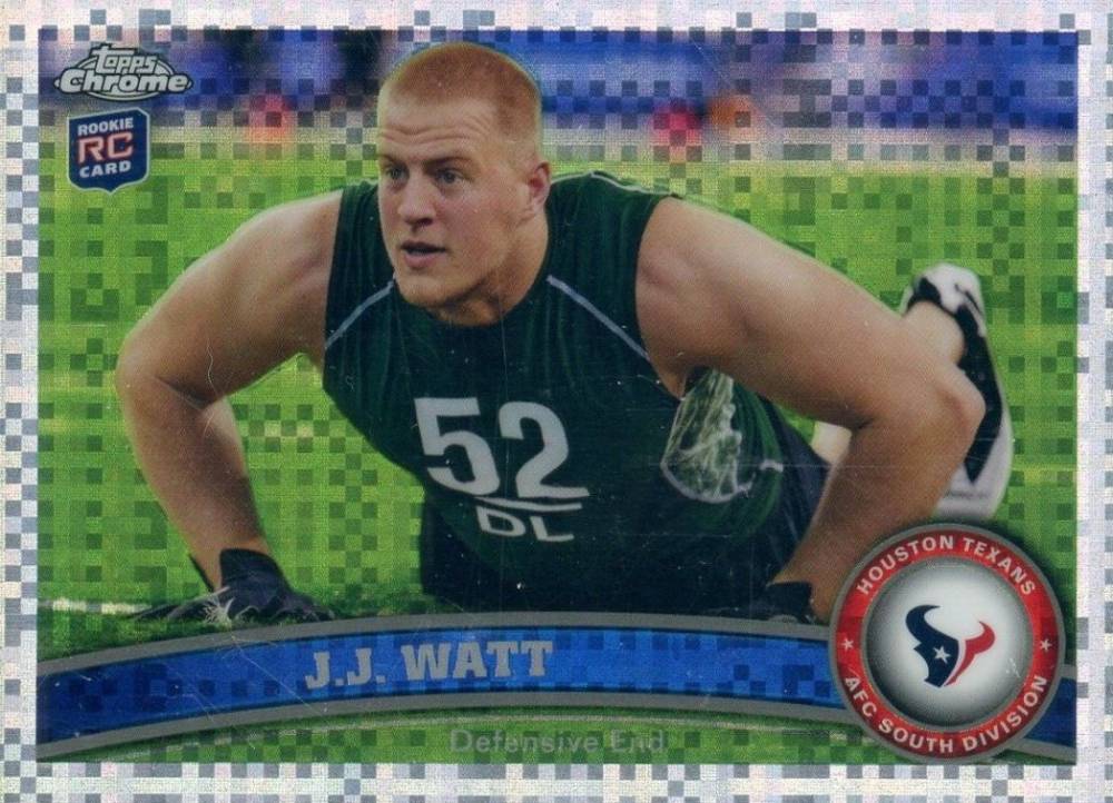 2011 Topps Chrome J.J. Watt #104 Football Card