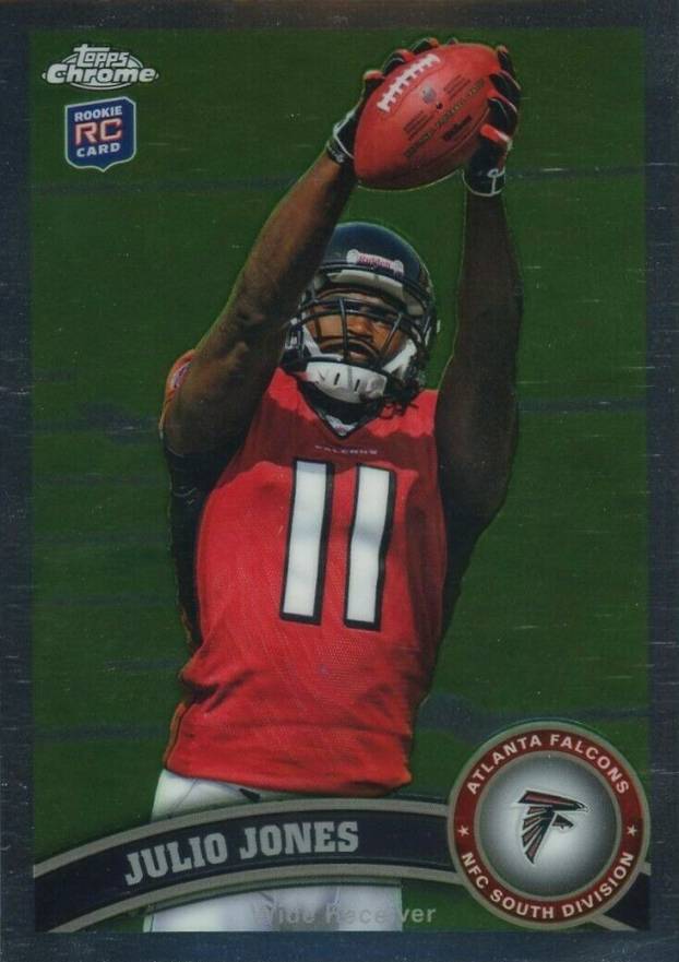 2011 Topps Chrome Julio Jones #131 Football Card