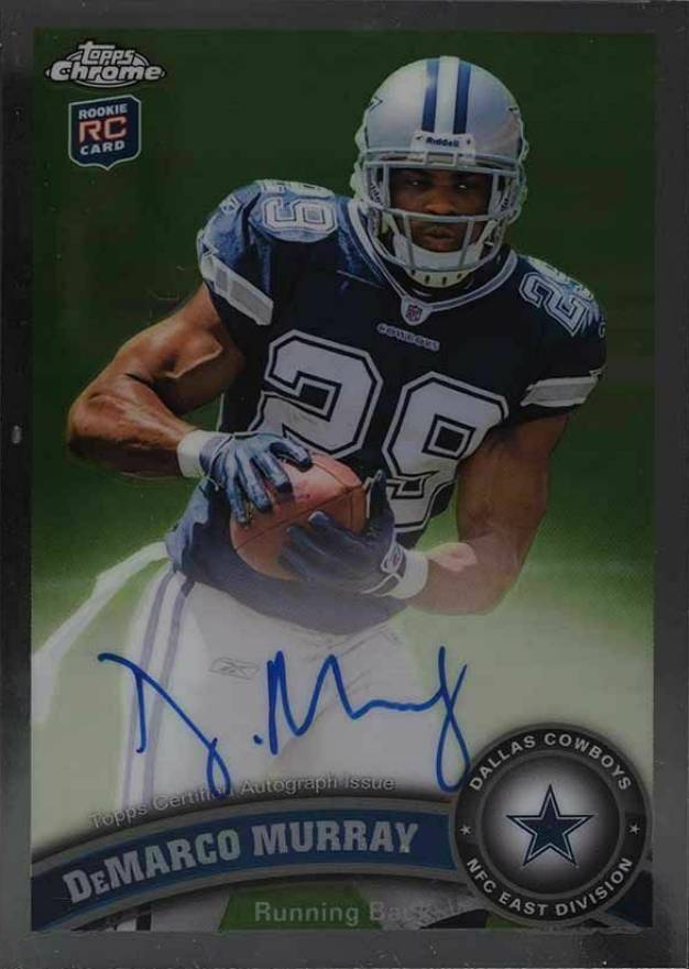 2011 Topps Chrome DeMarco Murray #173 Football Card