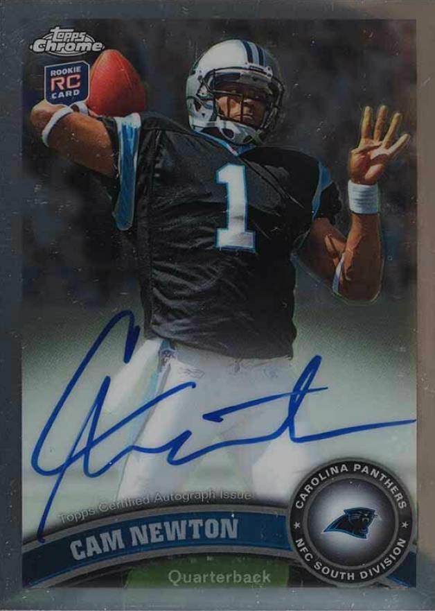 2011 Topps Chrome Cam Newton #1 Football Card