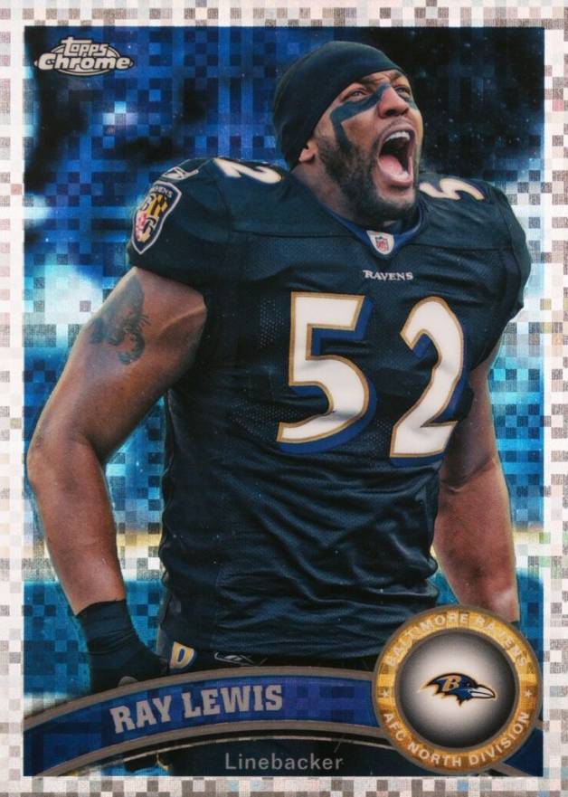 2011 Topps Chrome Ray Lewis #2 Football Card