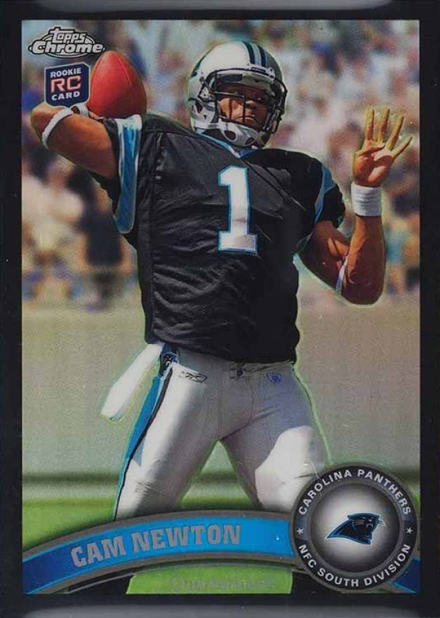 2011 Topps Chrome Cam Newton #1 Football Card