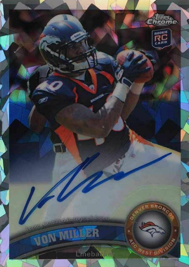 2011 Topps Chrome Von Miller #212 Football Card