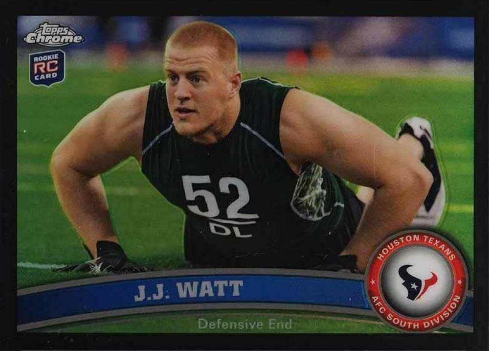 2011 Topps Chrome J.J. Watt #104 Football Card