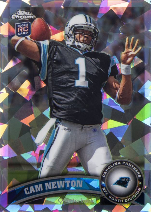 2011 Topps Chrome Cam Newton #1 Football Card