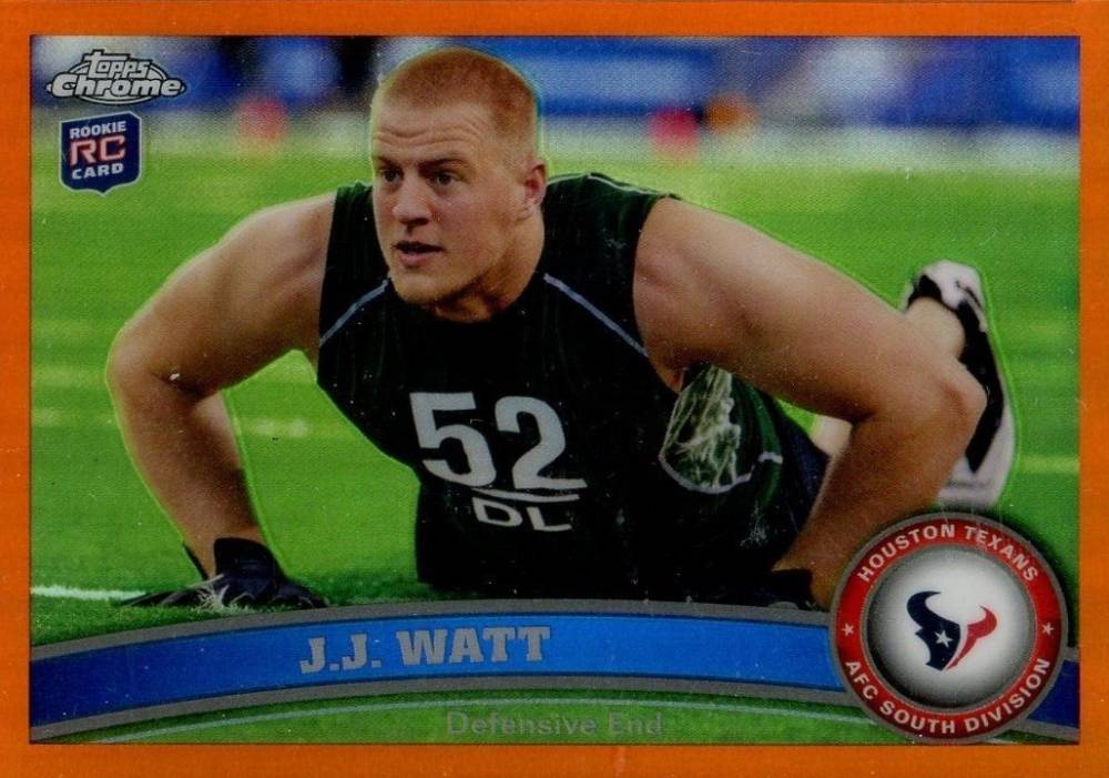 2011 Topps Chrome J.J. Watt #104 Football Card