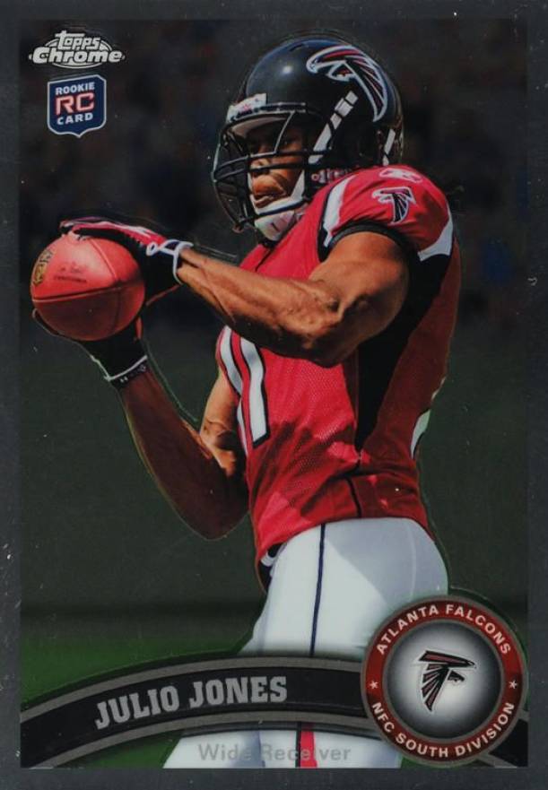 2011 Topps Chrome Julio Jones #131 Football Card