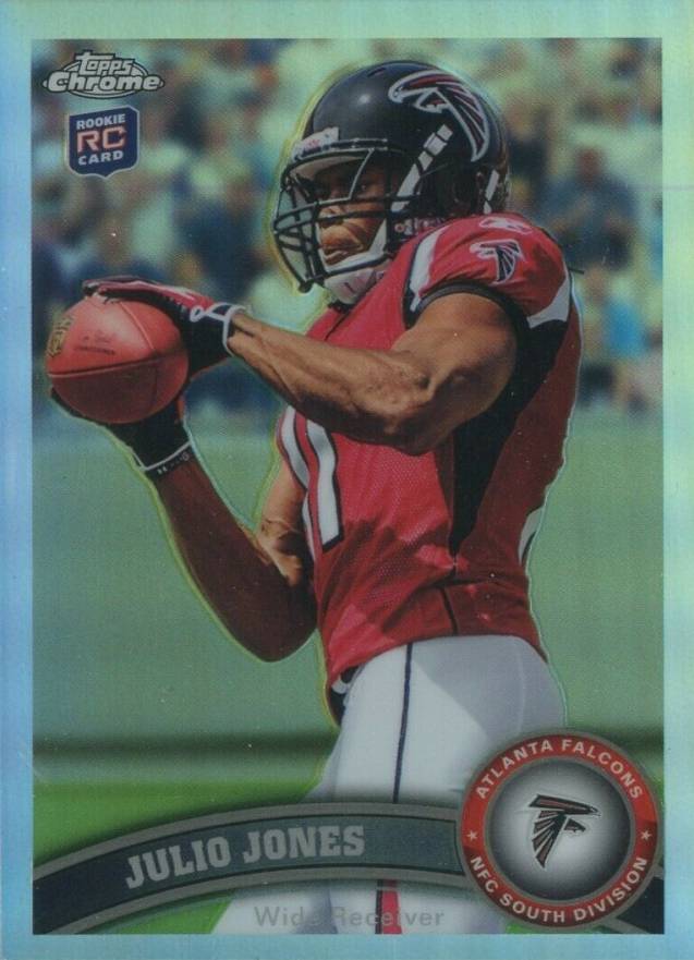 2011 Topps Chrome Julio Jones #131 Football Card