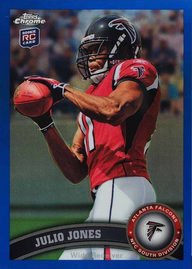 2011 Topps Chrome Julio Jones #131 Football Card