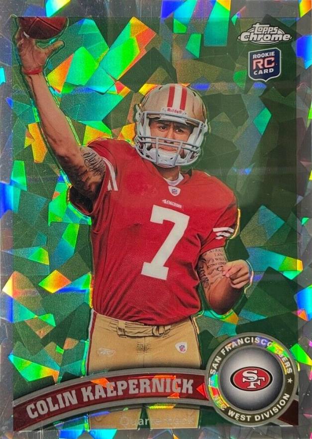 2011 Topps Chrome Colin Kaepernick #25 Football Card