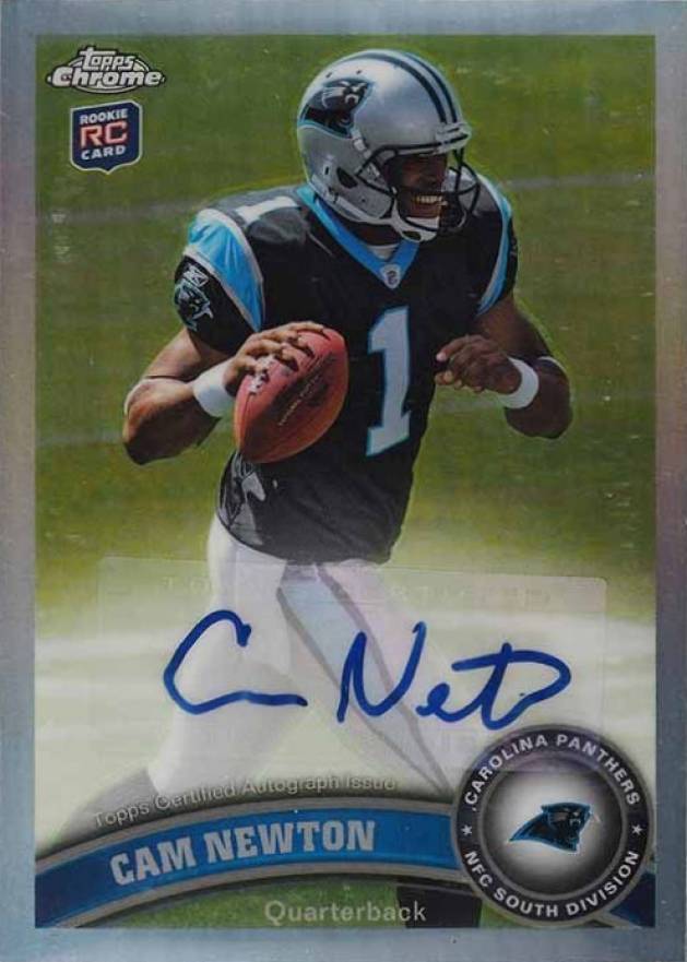 2011 Topps Chrome Cam Newton #1 Football Card