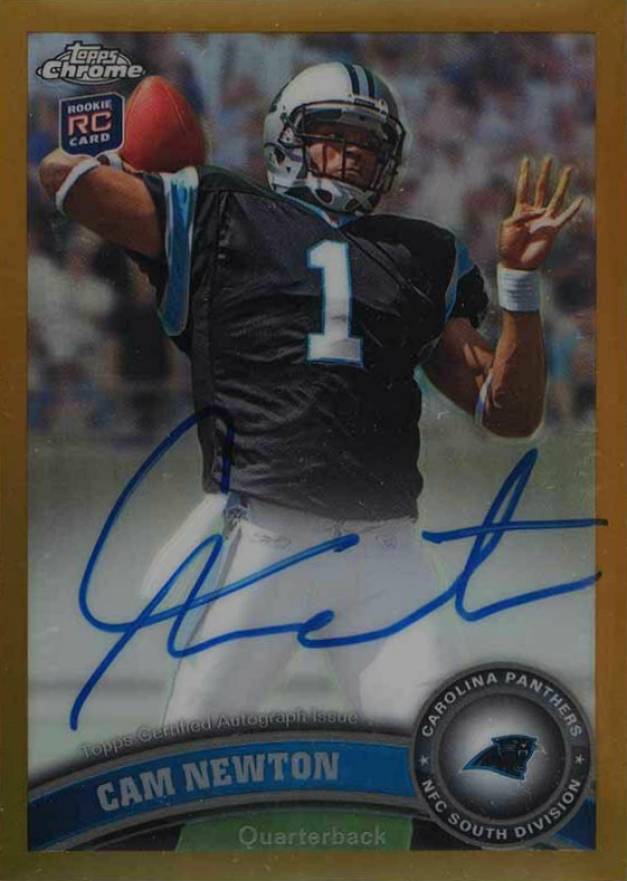 2011 Topps Chrome Cam Newton #1 Football Card