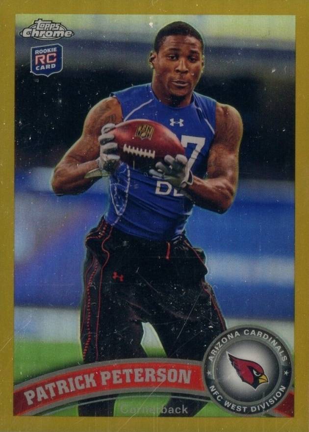 2011 Topps Chrome Patrick Peterson #211 Football Card