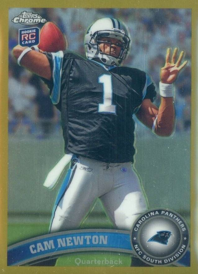 2011 Topps Chrome Cam Newton #1 Football Card