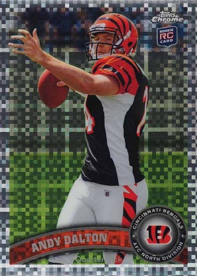 2011 Topps Chrome Andy Dalton #51 Football Card