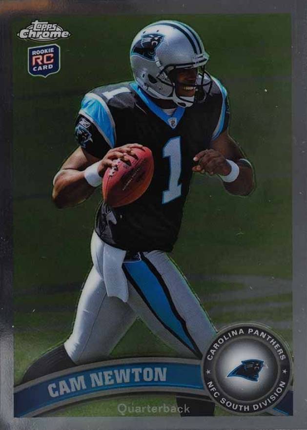 2011 Topps Chrome Cam Newton #1 Football Card