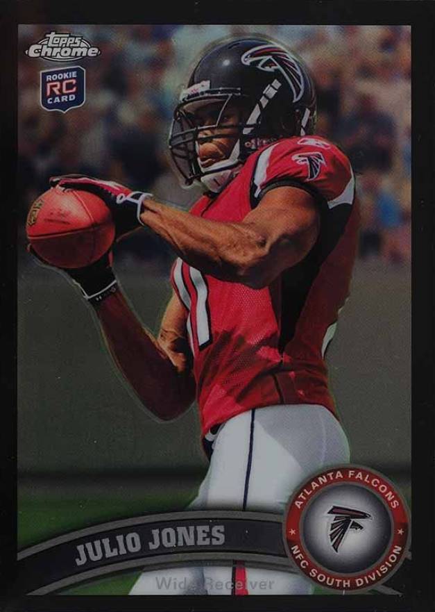 2011 Topps Chrome Julio Jones #131 Football Card