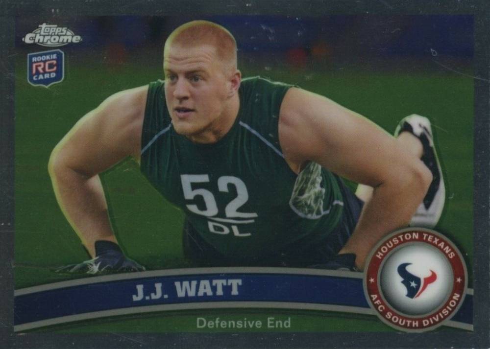 2011 Topps Chrome J.J. Watt #104 Football Card