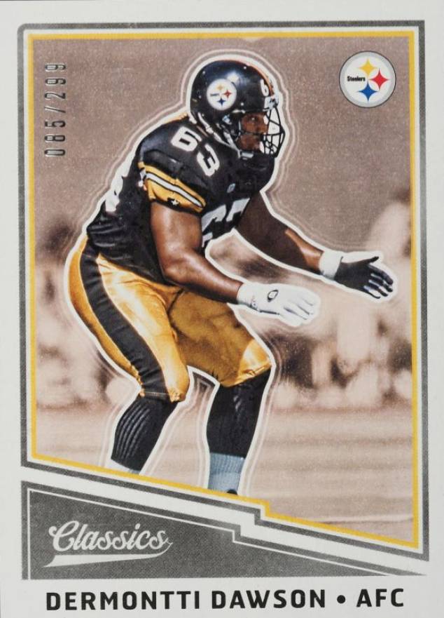 2017 Panini Classics Dermontti Dawson #115 Football Card