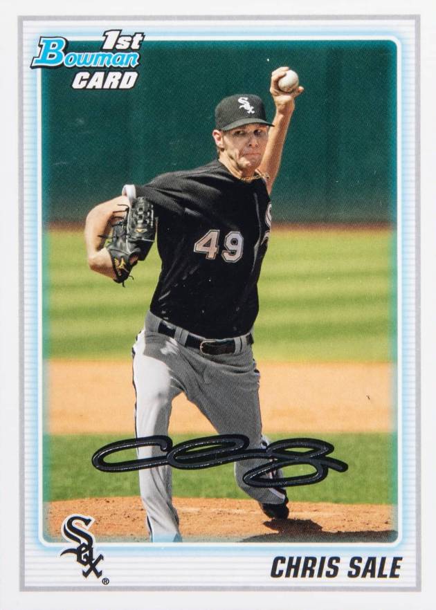 2010 Bowman Draft Picks & Prospects Chris Sale #BDPP92 Baseball Card