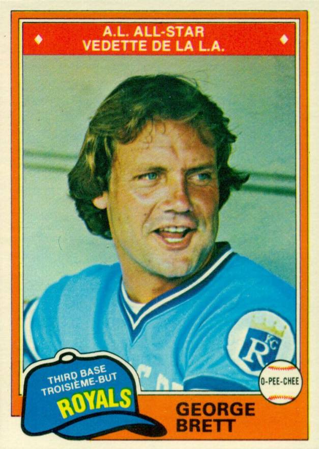 1981 O-Pee-Chee George Brett #113 Baseball Card