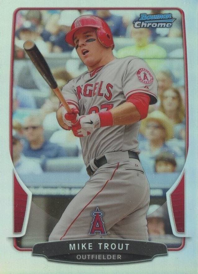 2013 Bowman Chrome Mike Trout #50 Baseball Card