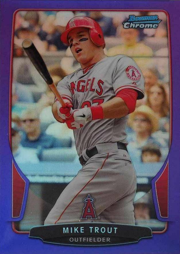 2013 Bowman Chrome Mike Trout #50 Baseball Card