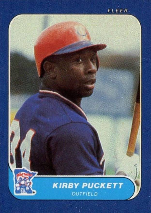 1986 Fleer Mini Kirby Puckett #85 Baseball Card