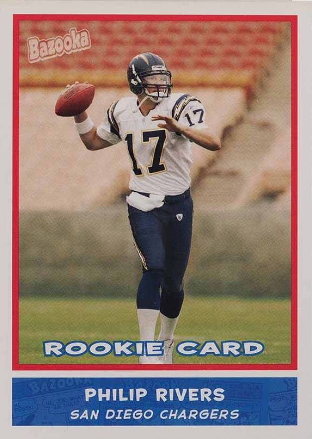 2004 Bazooka Philip Rivers #170 Football Card