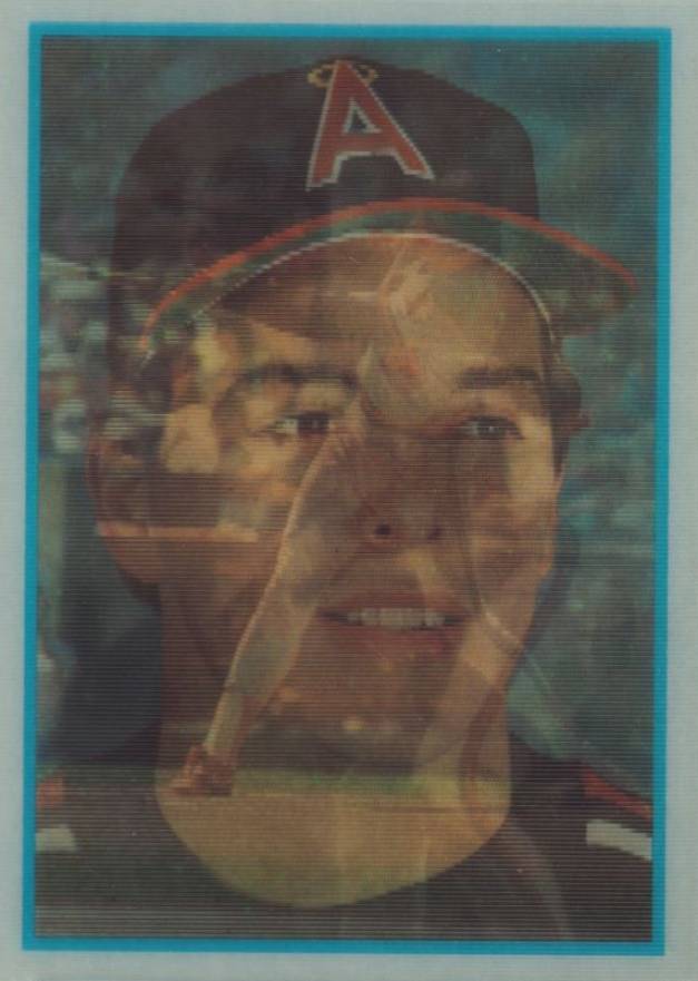 1986 Sportflics Rookies Wally Joyner #7 Baseball Card