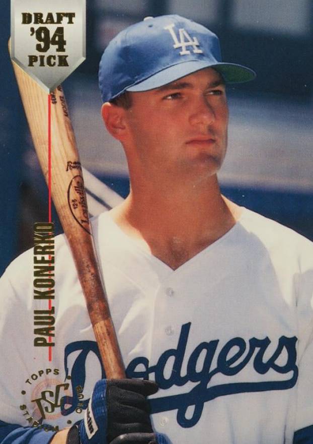 1994 Stadium Club Draft Picks Paul Konerko #80 Baseball Card