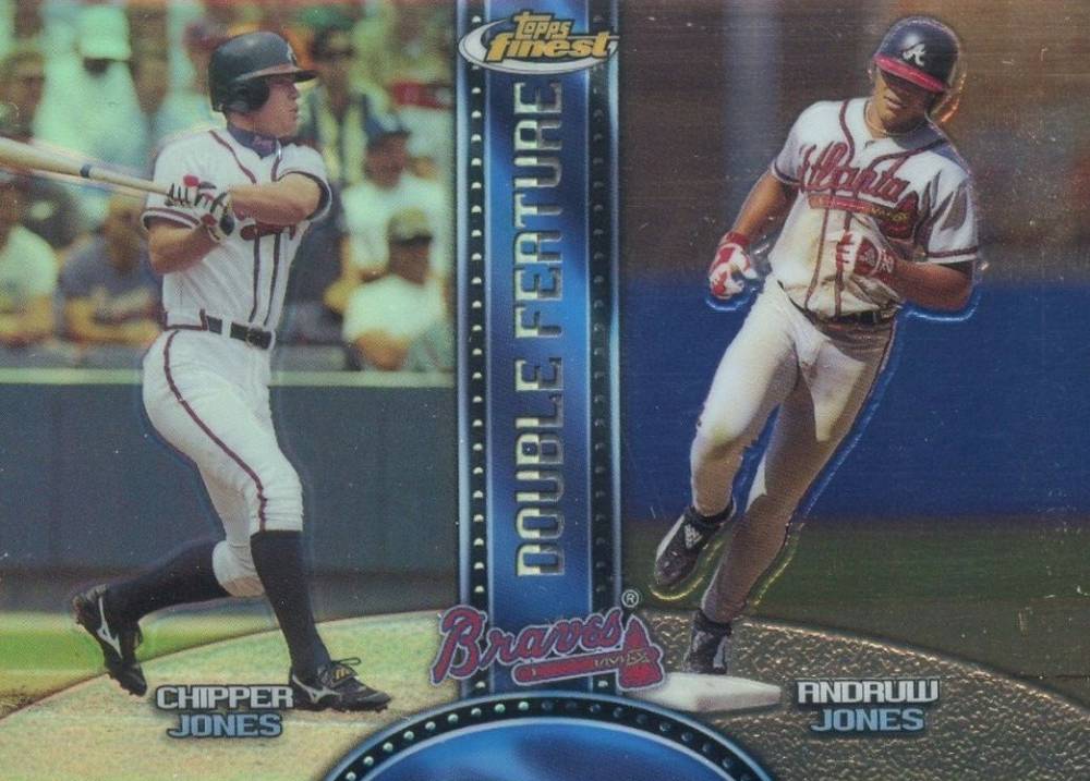 1999 Finest Double Feature Andruw Jones/Chipper Jones #DF2 Baseball Card